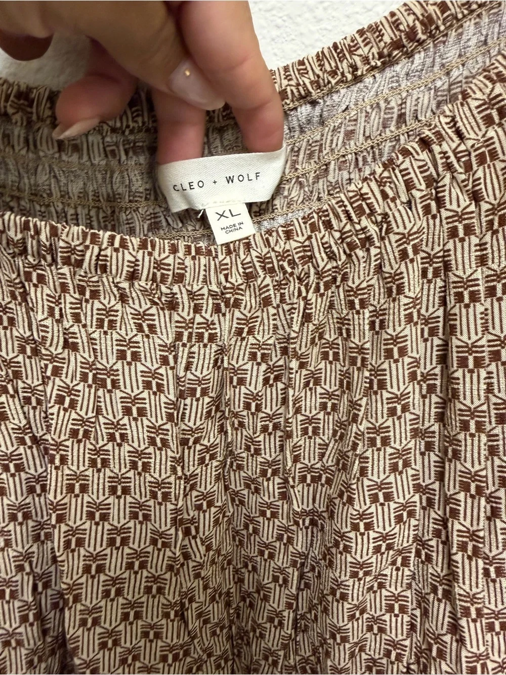 Cleo + Wolf brown floral